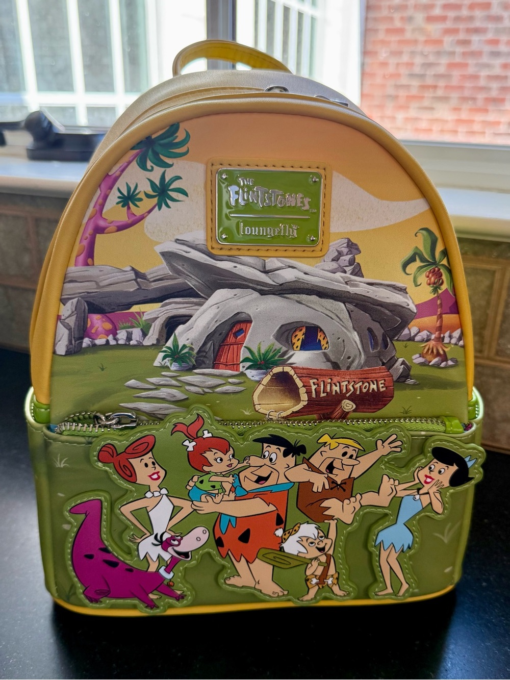 NWT  Loungefly Flintstones Mini Backpack